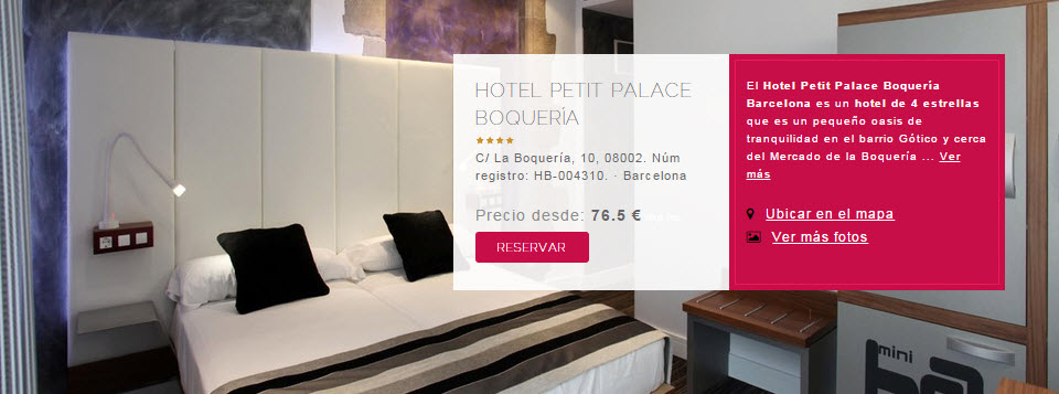 hoteles petit palace barcelona