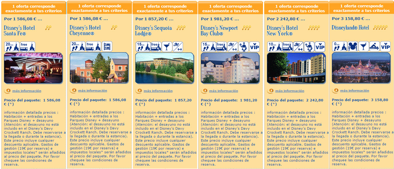 precios disneyland paris