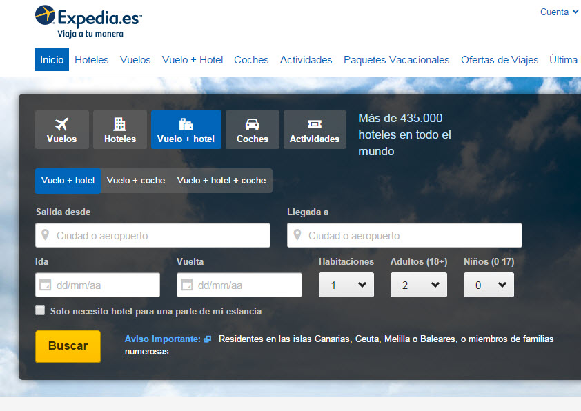 expedia opiniones 2015