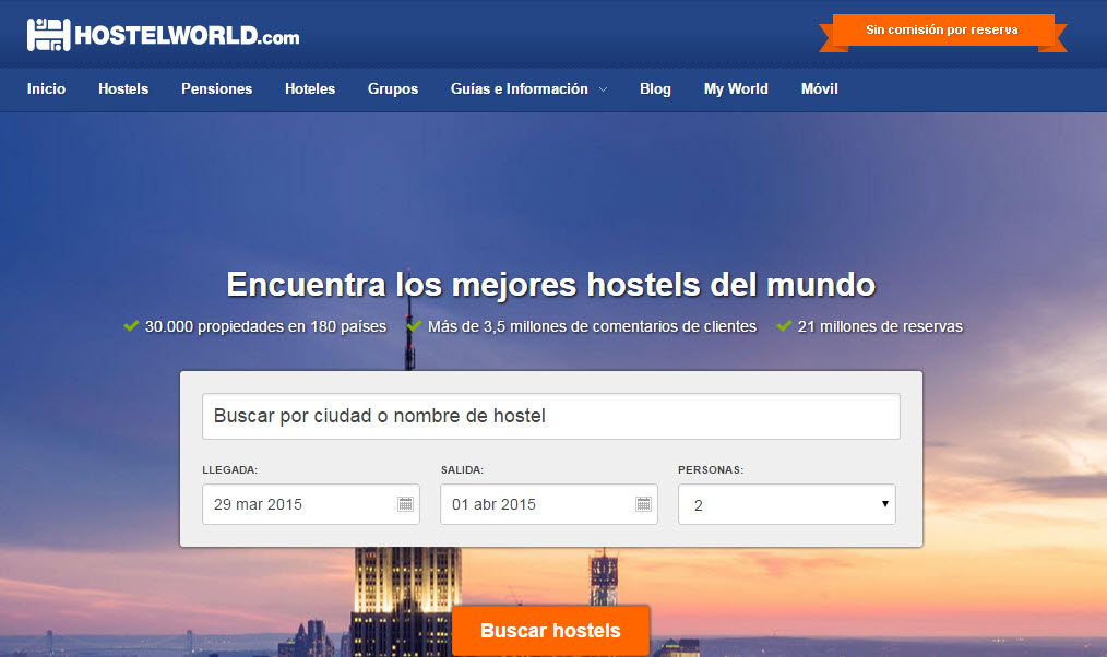 hostelworld opiniones