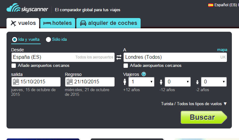 skyscanner españa opiniones