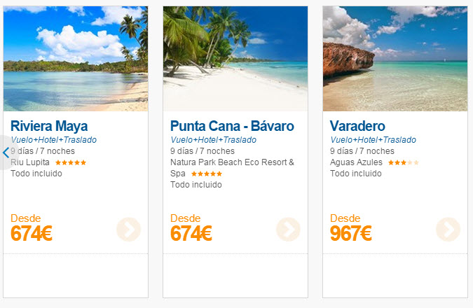 ofertas caribe 2x1 