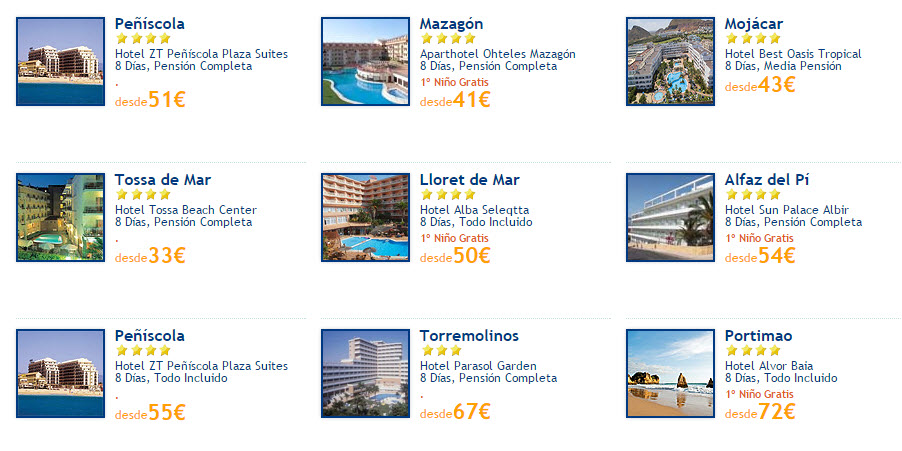 ofertas vacaciones playa julio