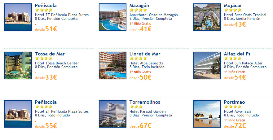 ofertas viajes low cost agosto