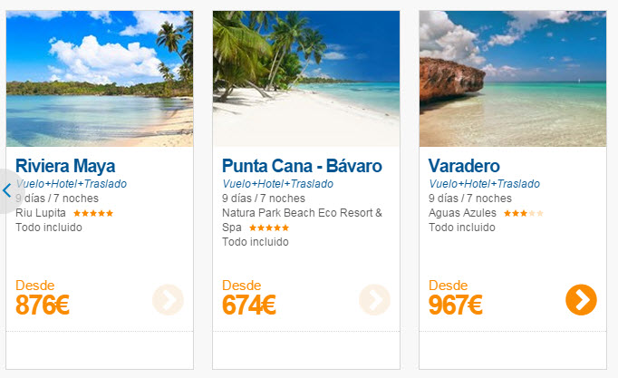 ofertas viajes todo incluido agosto