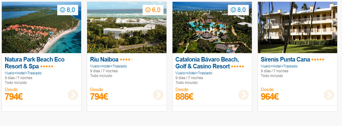 precios viajes todo incluido agosto 2015