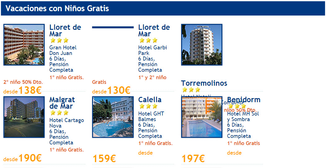 vacaciones hoteles verano