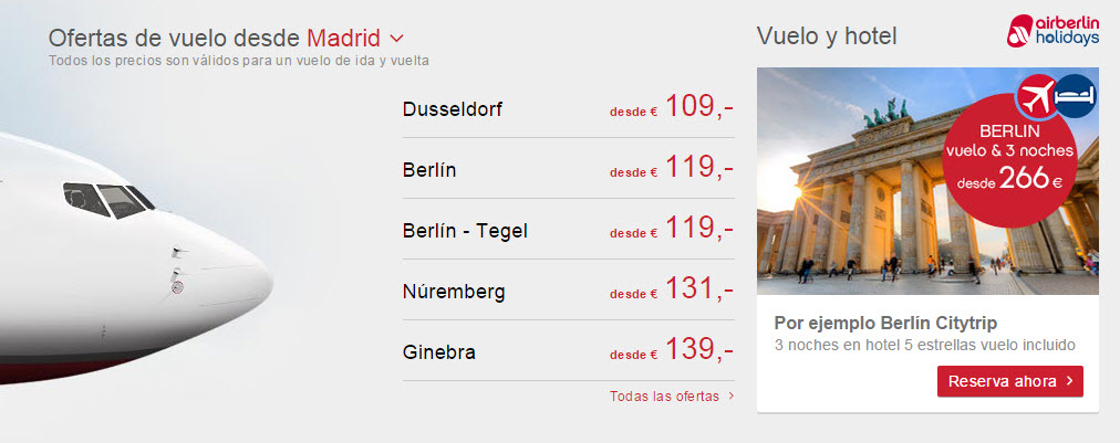 air berlin opiniones