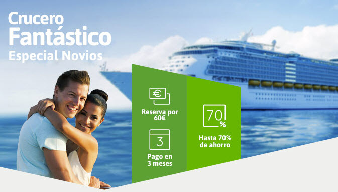 ofertas cruceros para novios 2016