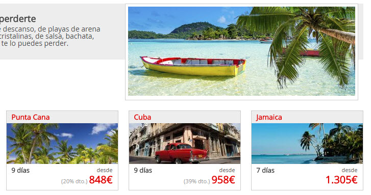 ofertas caribe fin de año