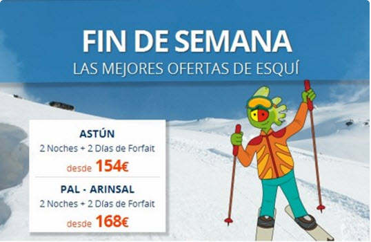 ofertas nieve