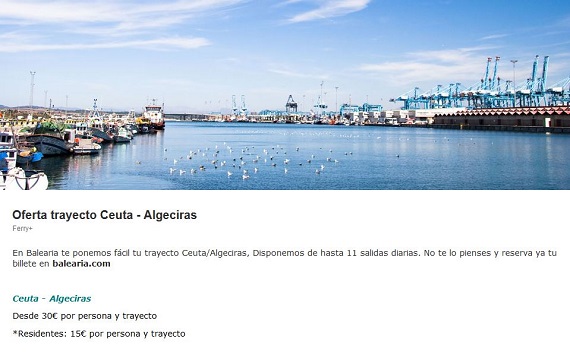 balearia ceuta y algeciras