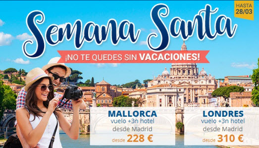 Debe Deshabilitar mensual Viajes Semana Santa 2022 baratos y online: Europa con niños