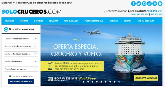 cruceros julio