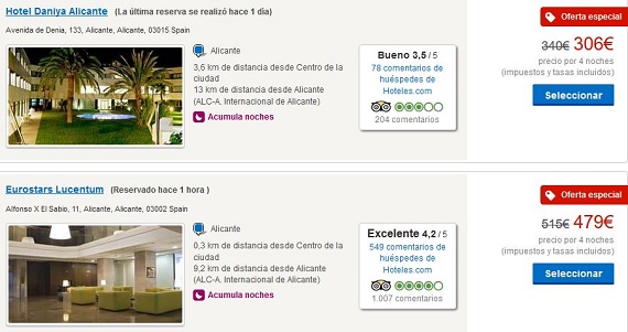 Hoteles de playa agosto ofertas