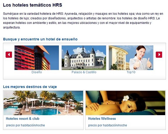 hrs hoteles temáticos