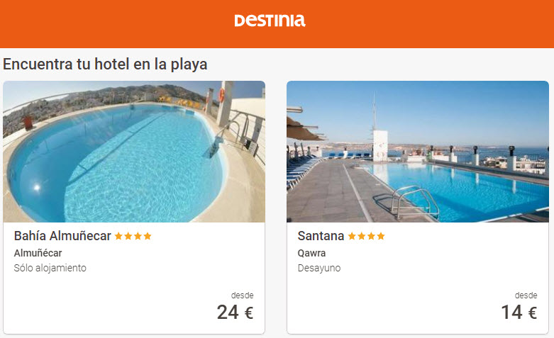 Hoteles de playa Semana Santa baratos