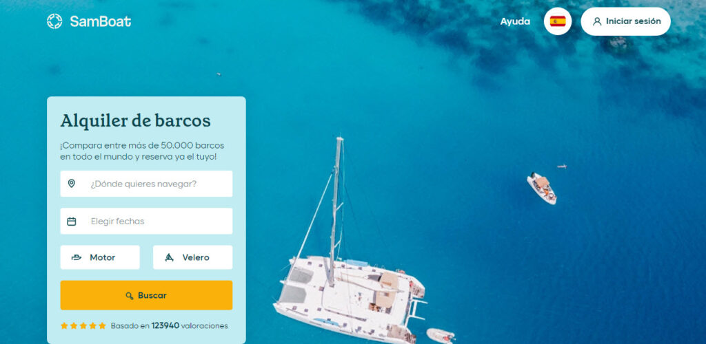 alquiler de barcos entre particulares con Samboat