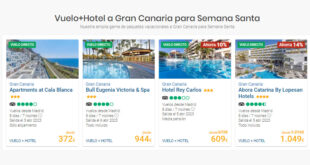 ofertas viajes semana santa Gran Canaria