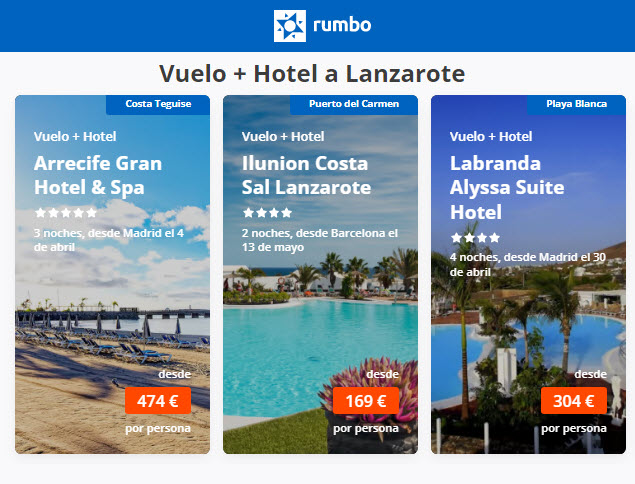 Ofertas Viajes Semana Santa Lanzarote