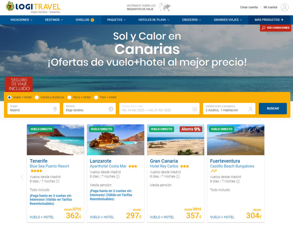 Ofertas Canarias Puente de Mayo