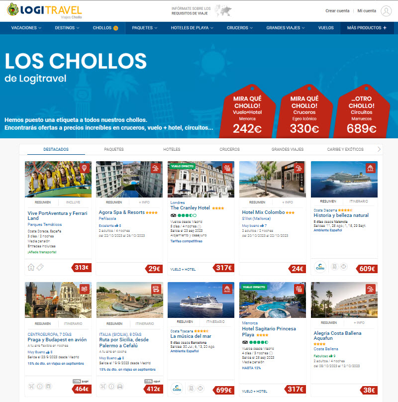 viajes chollos con cancelación gratuita