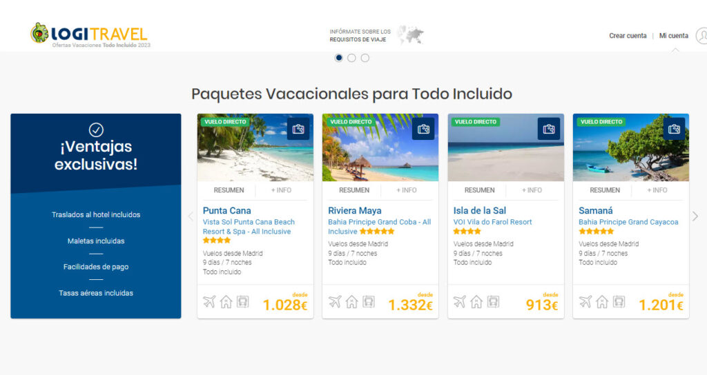 Viajes al Caribe baratos todo incluido