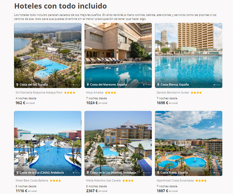 Ofertas Septiembre hoteles todo incluido última hora