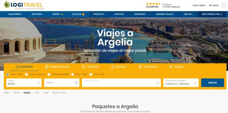 ofertas de viajes Argelia Diciembre