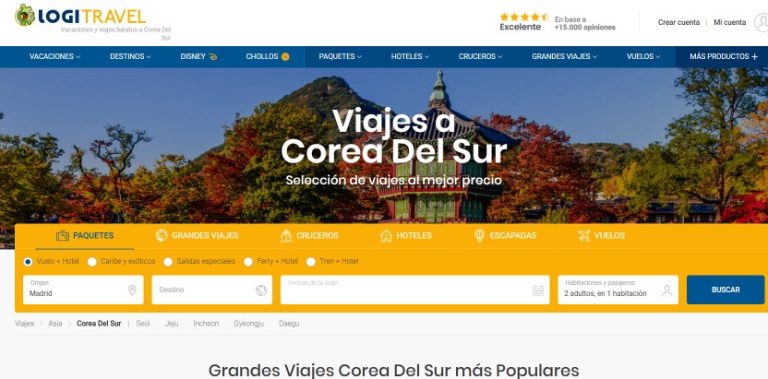 ofertas de viajes Corea del Sur Septiembre