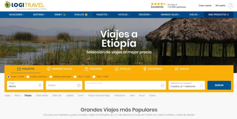 ofertas de viajes Etiopía Diciembre