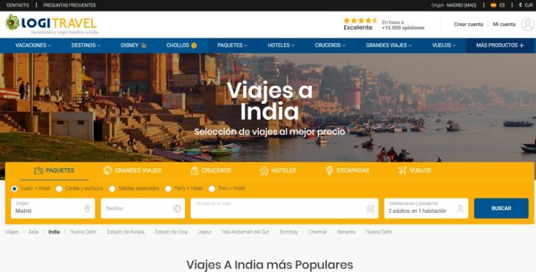 ofertas de viajes India Julio