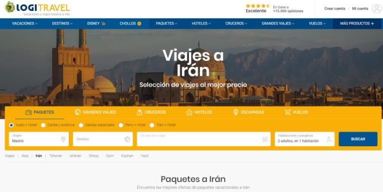 ofertas de viajes Irán Noviembre