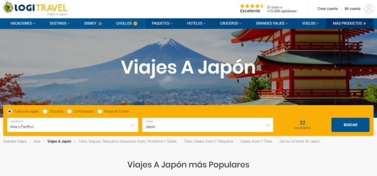 ofertas de viajes Japón Julio