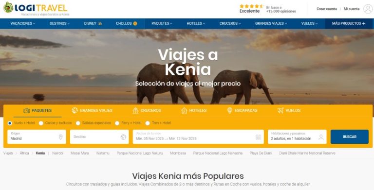 ofertas de viajes Kenia Marzo