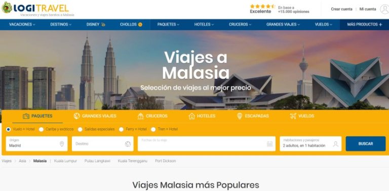 ofertas de viajes Malasia Julio