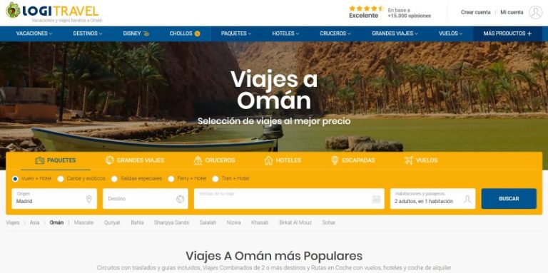 ofertas de viajes Oman Abril