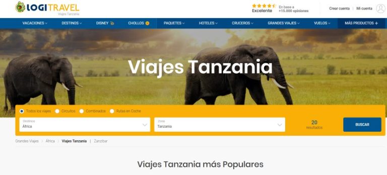 ofertas de viajes Tanzania Agosto