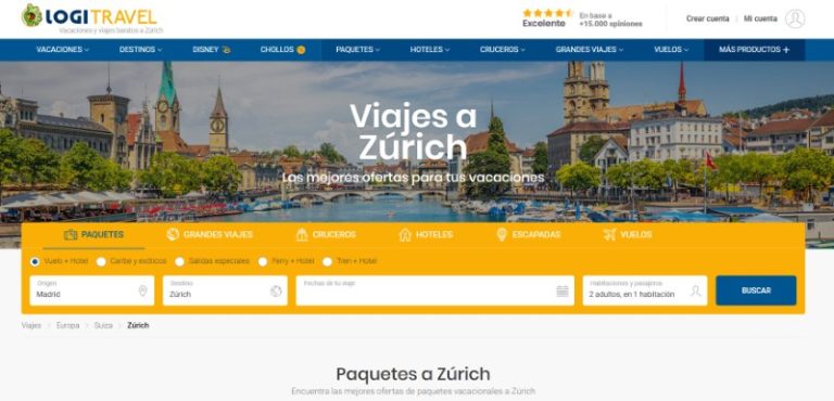 viajes Puente de Diciembre Zurich ofertas de viajes