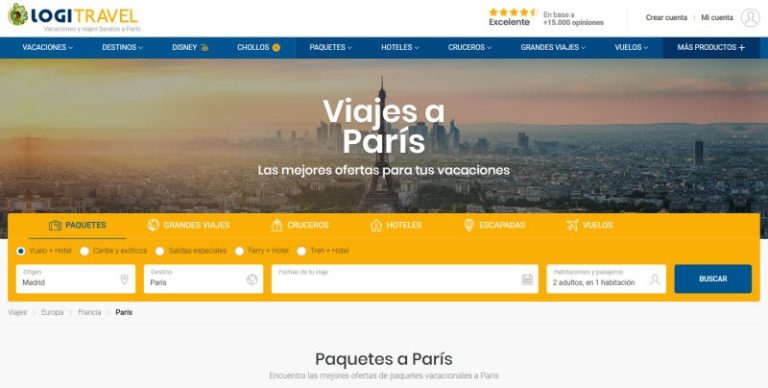 ofertas de viajes París Navidad